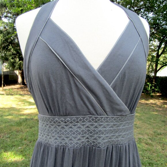 Monsoon Halter Jumpsuit in Gray Size Medium - Picture 3 of 8